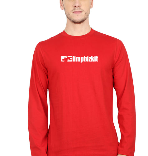 Limp Bizkit Full Sleeves T-Shirt for Men-red-Ektarfa.online
