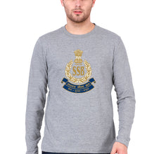Load image into Gallery viewer, SSB Full Sleeves T-Shirt for Men-Grey Melange-Ektarfa.online
