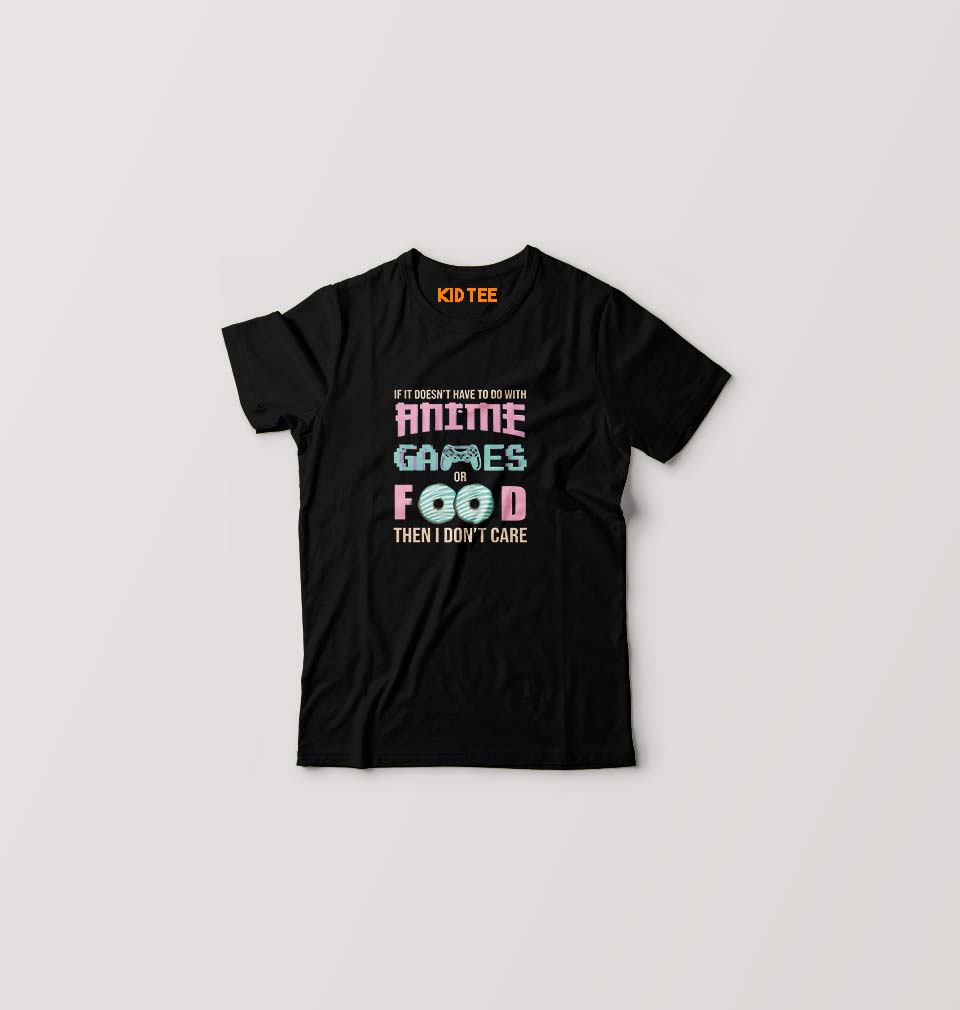 Anime Games or Food T-Shirt for Boy/Girl