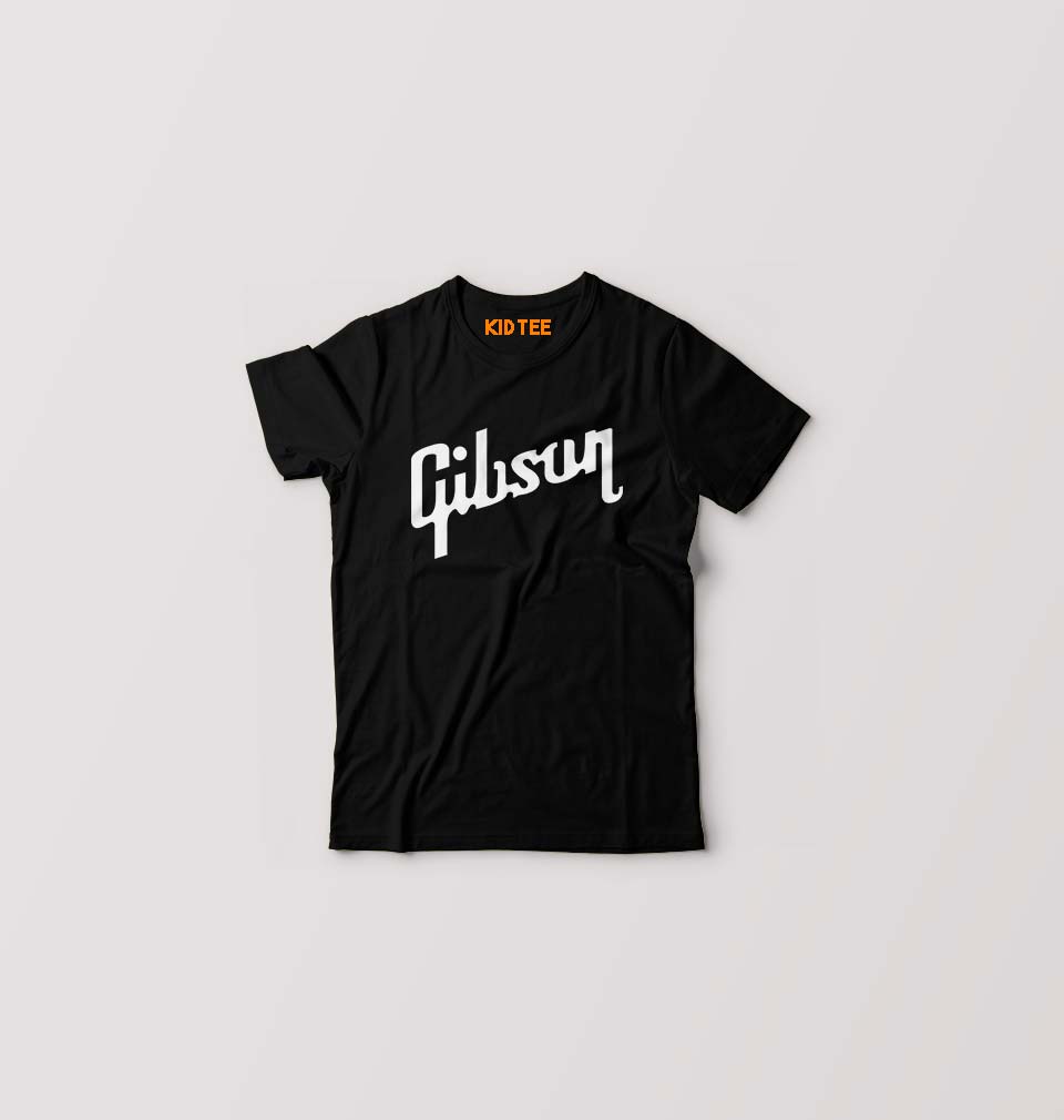 gibson T-Shirt for Boy/Girl-Black-Ektarfa.online