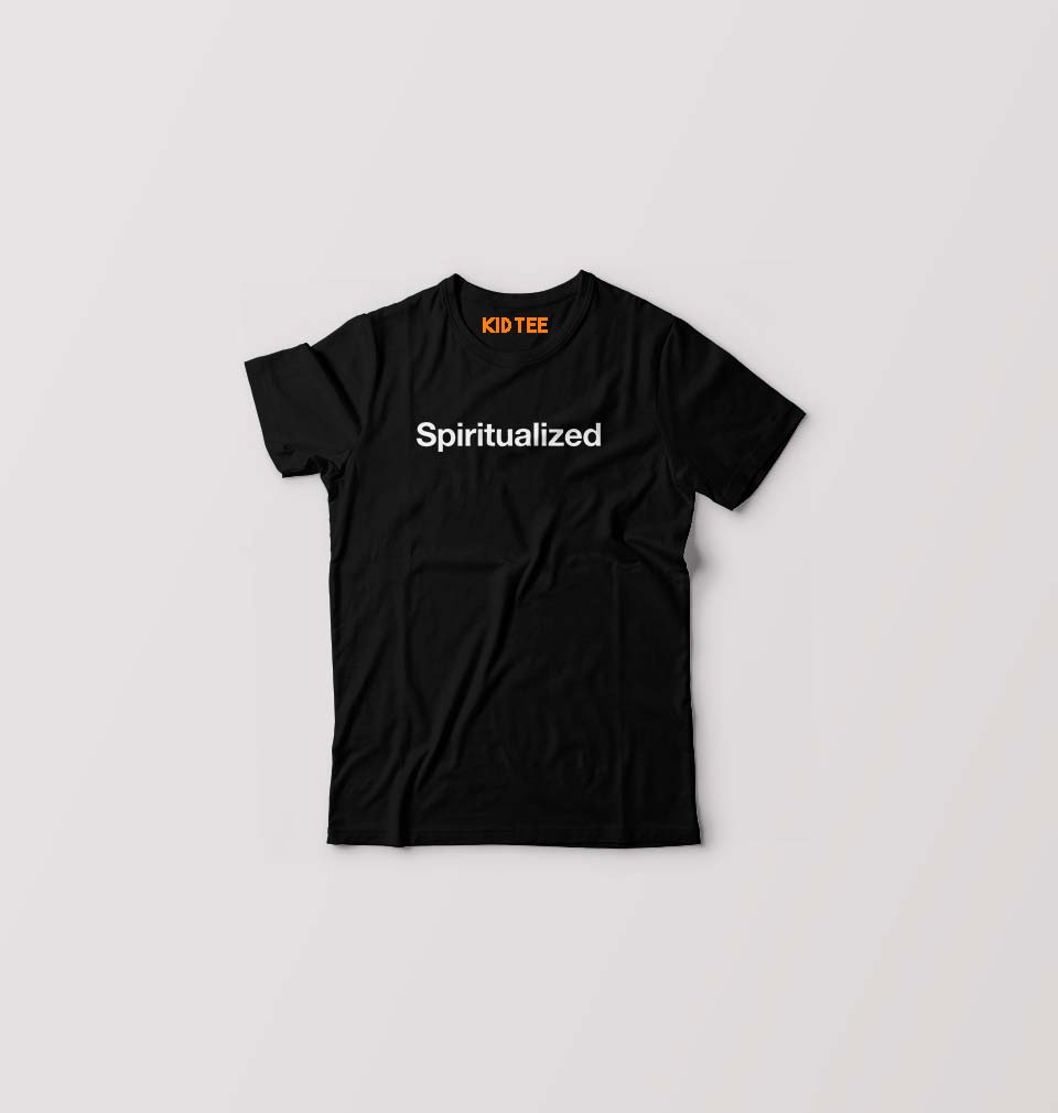Spiritualized T-Shirt for Boy/Girl-Black-Ektarfa.online