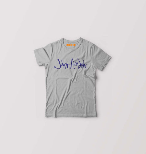Jimi Hendrix Kids T-Shirt for Boy/Girl-Grey-Ektarfa.online