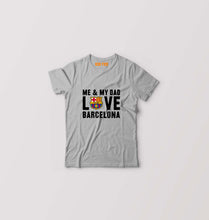 Load image into Gallery viewer, Love Barcelona Kids T-Shirt for Boy/Girl-Grey-Ektarfa.online
