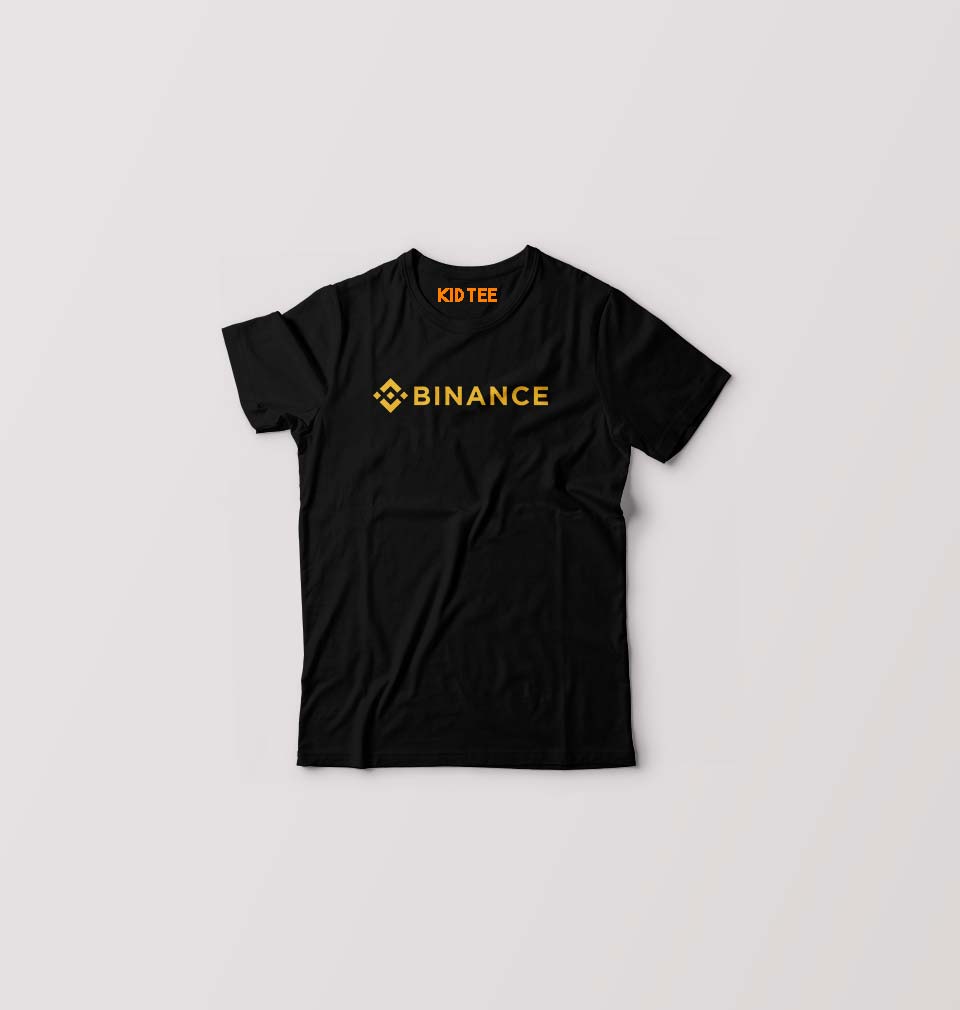 binance T-Shirt for Boy/Girl-Black-Ektarfa.online