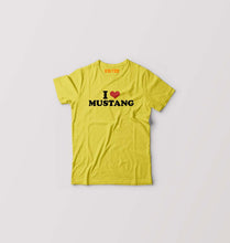 Load image into Gallery viewer, I LOVE MUSTANG T-Shirt for Boy/Girl-Yellow-Ektarfa.online
