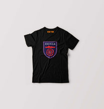 Load image into Gallery viewer, Odisha FC T-Shirt for Boy/Girl-Black-Ektarfa.online
