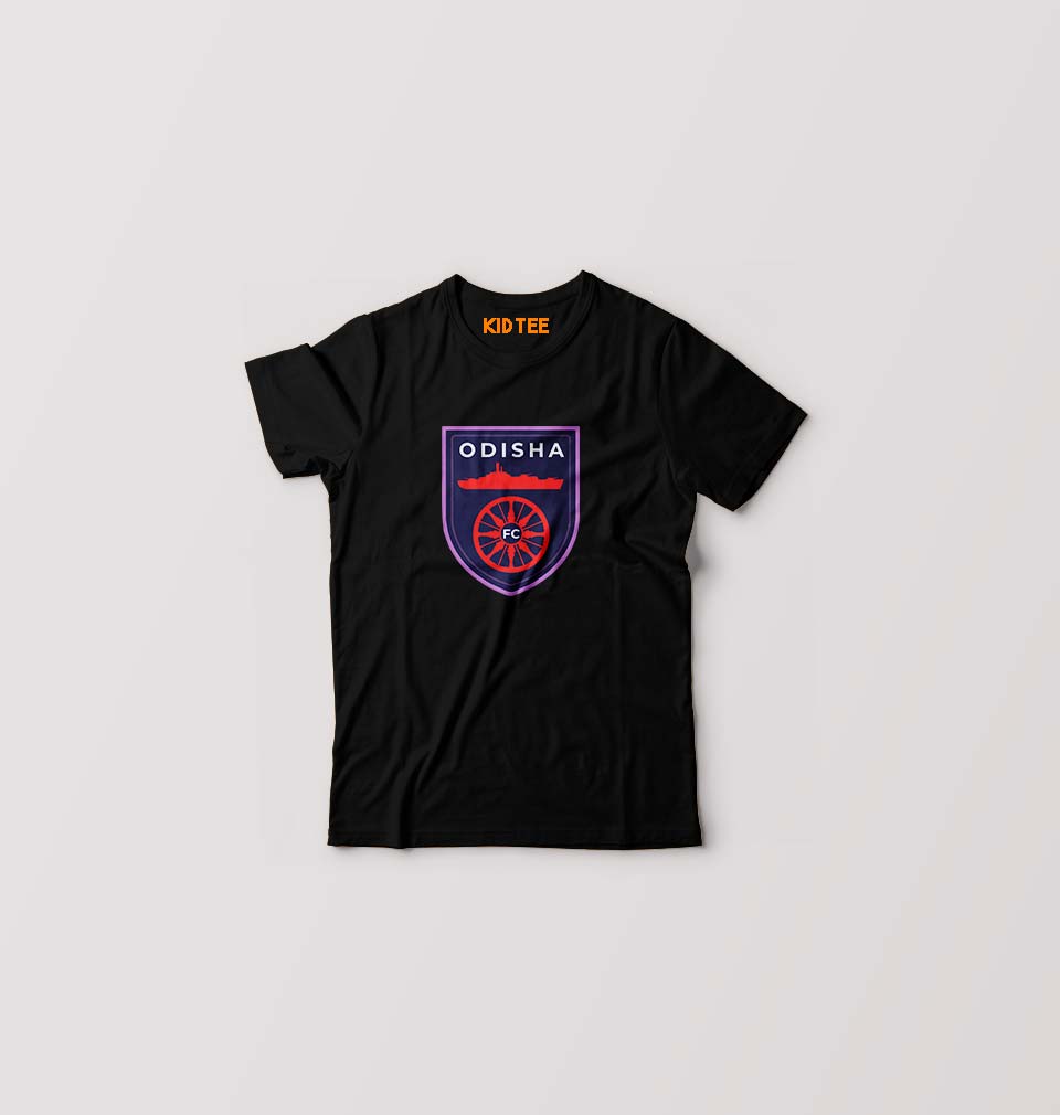 Odisha FC T-Shirt for Boy/Girl-Black-Ektarfa.online