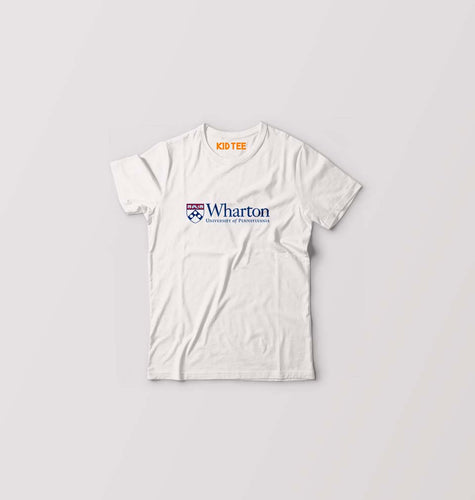 Wharton Kids T-Shirt for Boy/Girl-White-Ektarfa.online