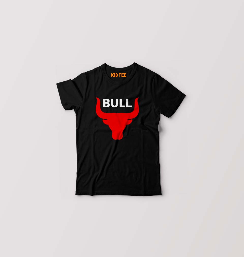 Bull T-Shirt for Boy/Girl-Black-Ektarfa.online