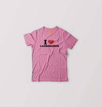 Load image into Gallery viewer, I LOVE LAMBORGHINI T-Shirt for Boy/Girl-Pink-Ektarfa.online
