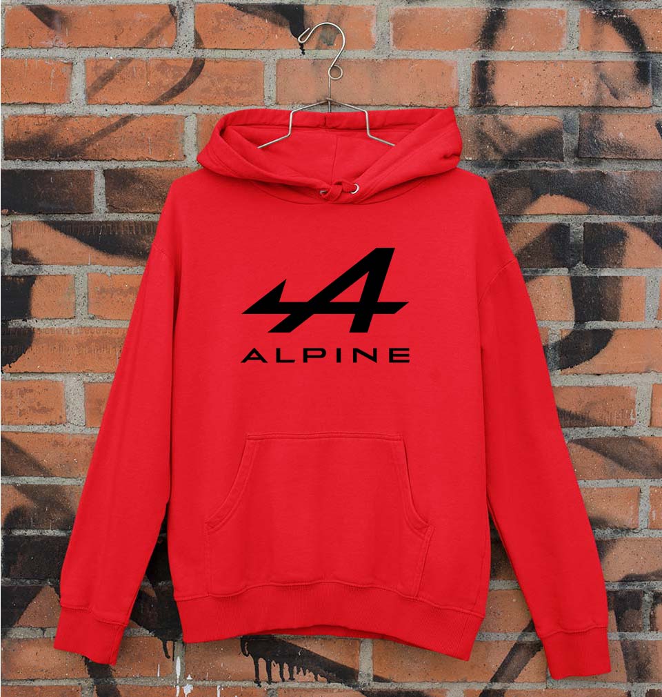 Alpine Unisex Hoodie for Men/Women-Red-Ektarfa.online