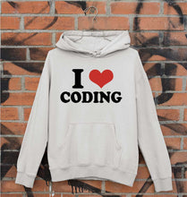 Load image into Gallery viewer, I LOVE CODING Hoodie for Men/Women
