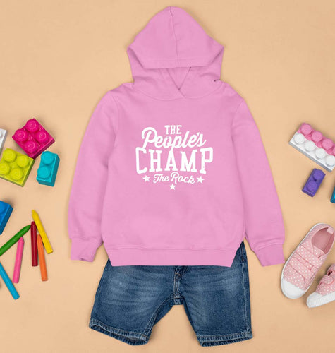 The Rock - The People's Champ Hoodie for Boy/Girl-Light Baby Pink-Ektarfa.online