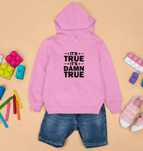 Load image into Gallery viewer, kurt angle it&#39;s true it&#39;s damn true Kids Hoodie for Boy/Girl-Light Baby Pink-Ektarfa.online

