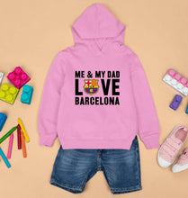 Load image into Gallery viewer, Love Barcelona Kids Hoodie for Boy/Girl-Light Baby Pink-Ektarfa.online
