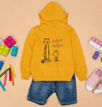 Load image into Gallery viewer, calvin hobbes Kids Hoodie for Boy/Girl-Mustard Yellow-Ektarfa.online
