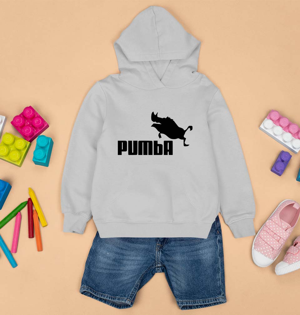 pumba Kids Hoodie for Boy/Girl-Grey-Ektarfa.online