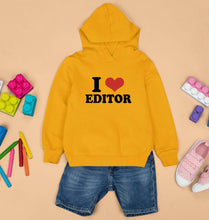 Load image into Gallery viewer, I LOVE EDITOR Hoodie for Boy/Girl
