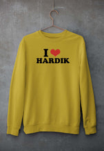Load image into Gallery viewer, I LOVE HARDIK Sweatshirt for Men/Women
