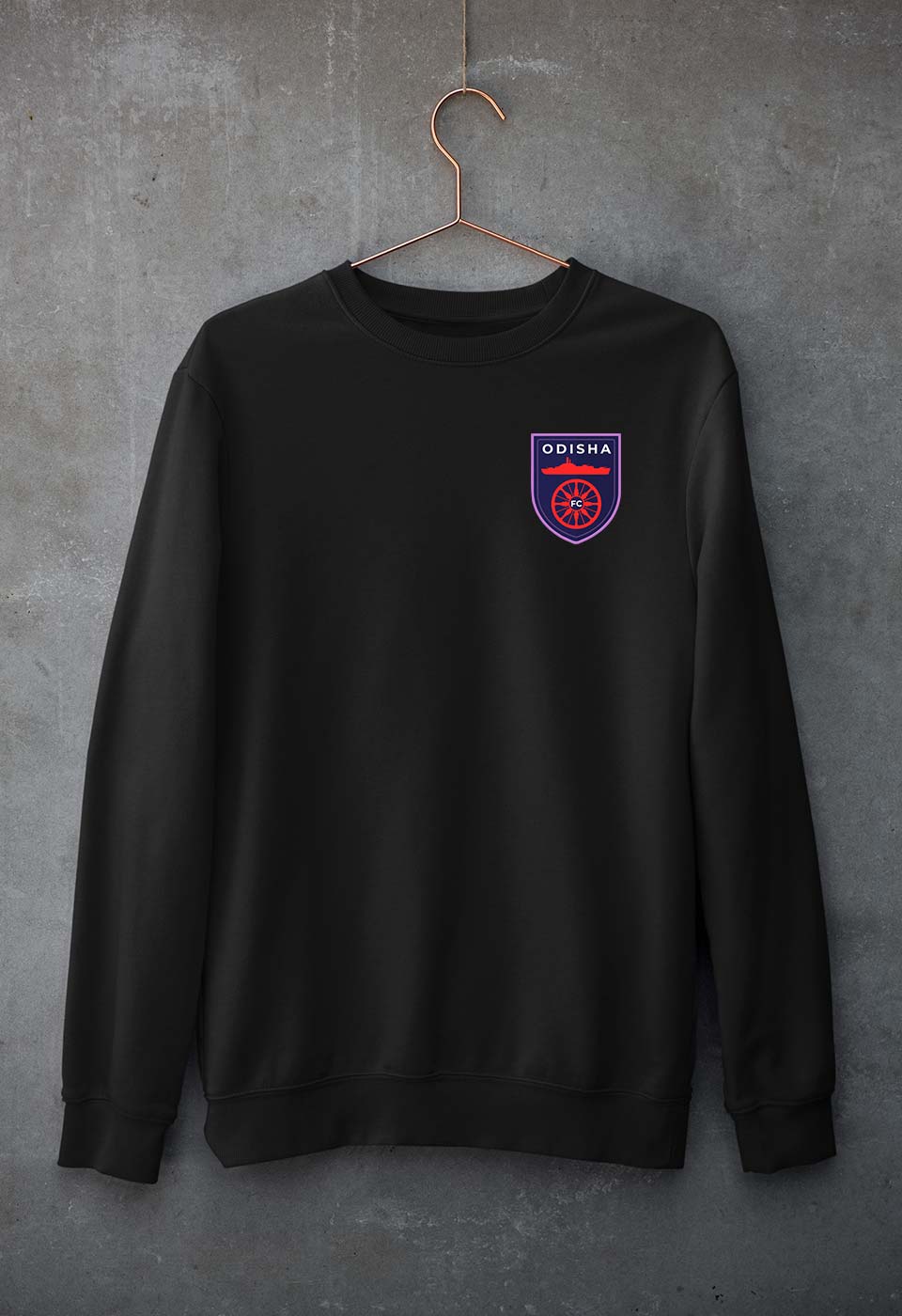 Odisha FC Sweatshirt for Men/Women-Black-Ektarfa.online