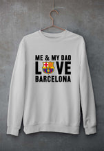 Load image into Gallery viewer, Love Barcelona Unisex Sweatshirt for Men/Women-Grey Melange-Ektarfa.online

