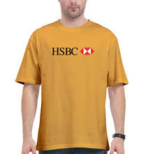 Load image into Gallery viewer, hsbc Oversized T-Shirt for Men-Golden Yellow-Ektarfa.online
