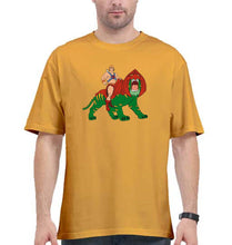 Load image into Gallery viewer, heman Oversized T-Shirt for Men-Golden Yellow-Ektarfa.online
