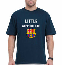 Load image into Gallery viewer, Little Supporter Barcelona Oversized T-Shirt for Men-Petrol Blue-Ektarfa.online
