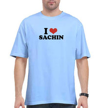 Load image into Gallery viewer, I LOVE SACHIN Oversized T-Shirt for Men

