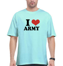 Load image into Gallery viewer, I LOVE ARMY Oversized T-Shirt for Men

