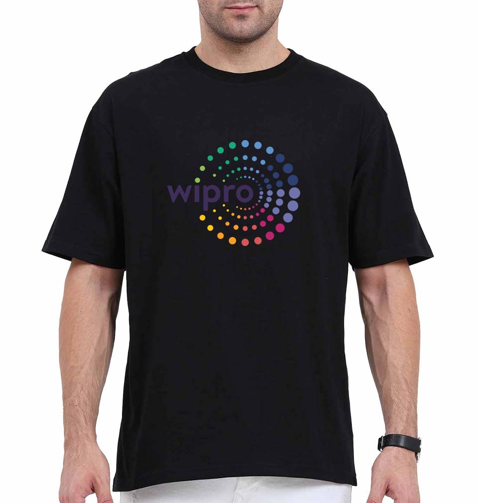 Wipro Oversized T-Shirt for Men-Black-Ektarfa.online