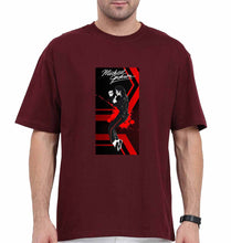 Load image into Gallery viewer, Michael Jackson Oversized T-Shirt for Men-Maroon-Ektarfa.online
