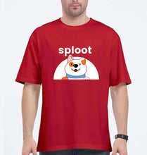 Load image into Gallery viewer, Sploot Oversized T-Shirt for Men-Red-Ektarfa.online

