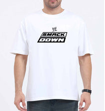 Load image into Gallery viewer, smackdown Oversized T-Shirt for Men-White-Ektarfa.online
