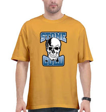 Load image into Gallery viewer, Stone Cold Steve Austin Oversized T-Shirt for Men-Golden Yellow-Ektarfa.online
