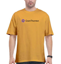 Load image into Gallery viewer, grant thornton Oversized T-Shirt for Men-Golden Yellow-Ektarfa.online

