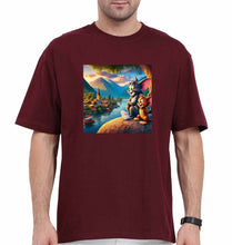 Load image into Gallery viewer, Tom and Jerry Oversized T-Shirt for Men-Maroon-Ektarfa.online
