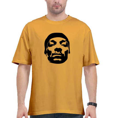Snoop Dogg Oversized T-Shirt for Men-Golden Yellow-Ektarfa.online