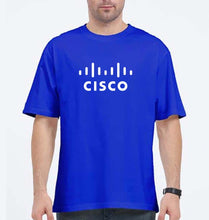 Load image into Gallery viewer, cisco Oversized T-Shirt for Men-Royal Blue-Ektarfa.online
