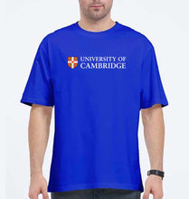 Load image into Gallery viewer, Cambridge University Oversized T-Shirt for Men-Royal Blue-Ektarfa.online
