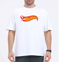 Load image into Gallery viewer, hot wheels Oversized T-Shirt for Men-White-Ektarfa.online
