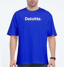 Load image into Gallery viewer, Deloitte Oversized T-Shirt for Men-Royal Blue-Ektarfa.online
