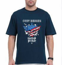 Load image into Gallery viewer, Cody Rhodes American Nightmare WWE Oversized T-Shirt for Men-Petrol Blue-Ektarfa.online
