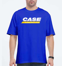 Load image into Gallery viewer, case construction Oversized T-Shirt for Men-Royal Blue-Ektarfa.online
