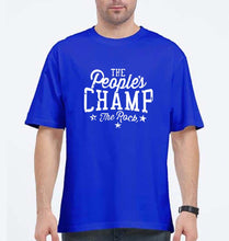 Load image into Gallery viewer, peoples champ Oversized T-Shirt for Men-Royal Blue-Ektarfa.online
