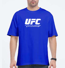 Load image into Gallery viewer, UFC Oversized T-Shirt for Men-Royal Blue-Ektarfa.online
