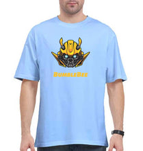 Load image into Gallery viewer, Transformers Bumblebee Oversized T-Shirt for Men-Baby Blue-Ektarfa.online
