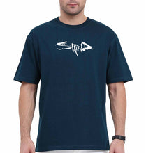 Load image into Gallery viewer, Staind Oversized T-Shirt for Men-Petrol Blue-Ektarfa.online
