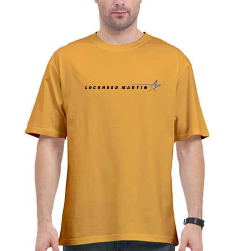 lockheed martin Oversized T-Shirt for Men-Golden Yellow-Ektarfa.online