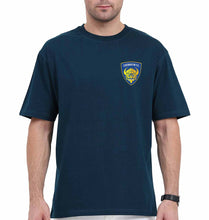 Load image into Gallery viewer, chennaiyin FC Oversized T-Shirt for Men-Petrol Blue-Ektarfa.online
